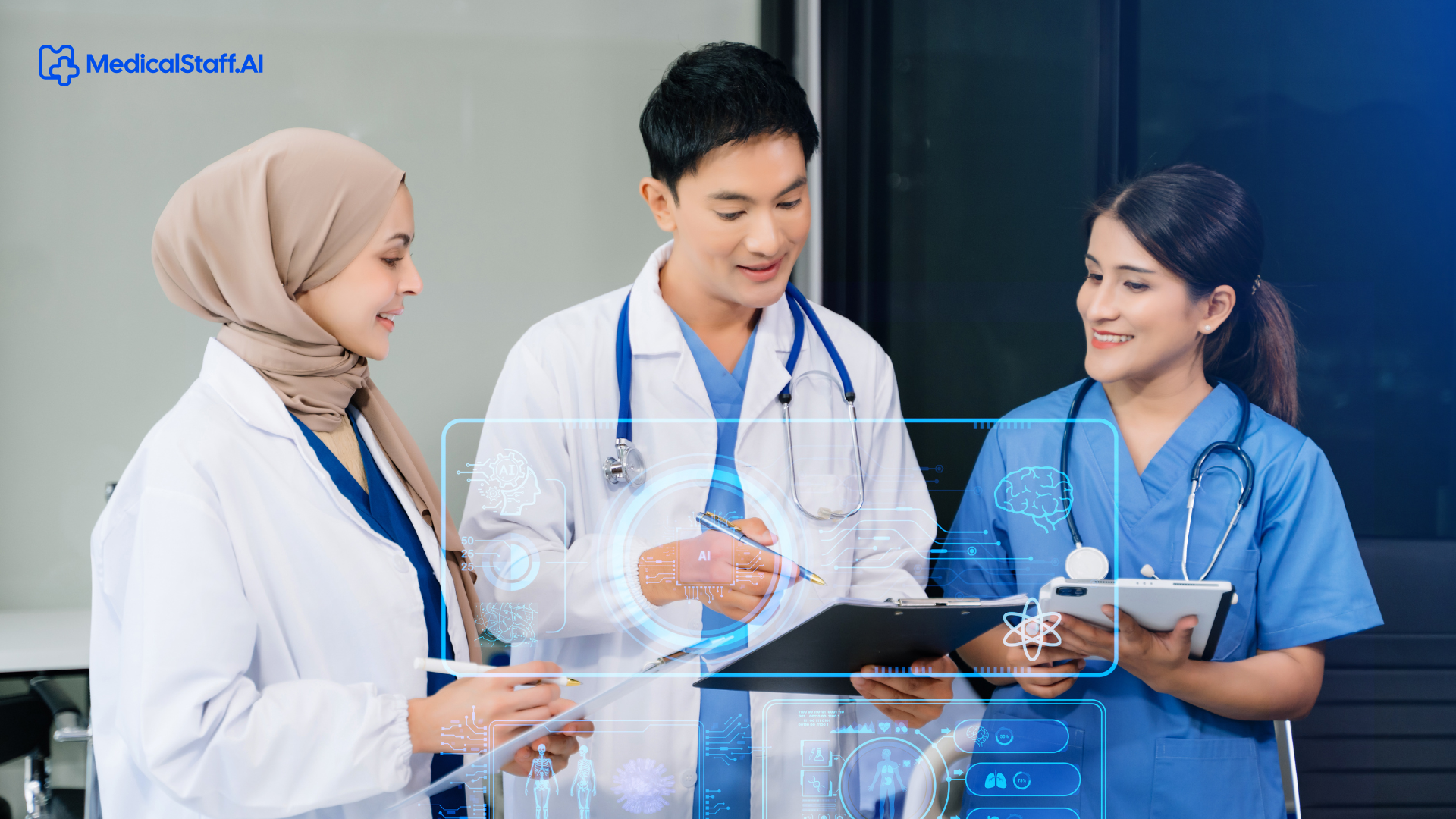Healthcare professional reviewing a resume before applying for jobs in 2026
